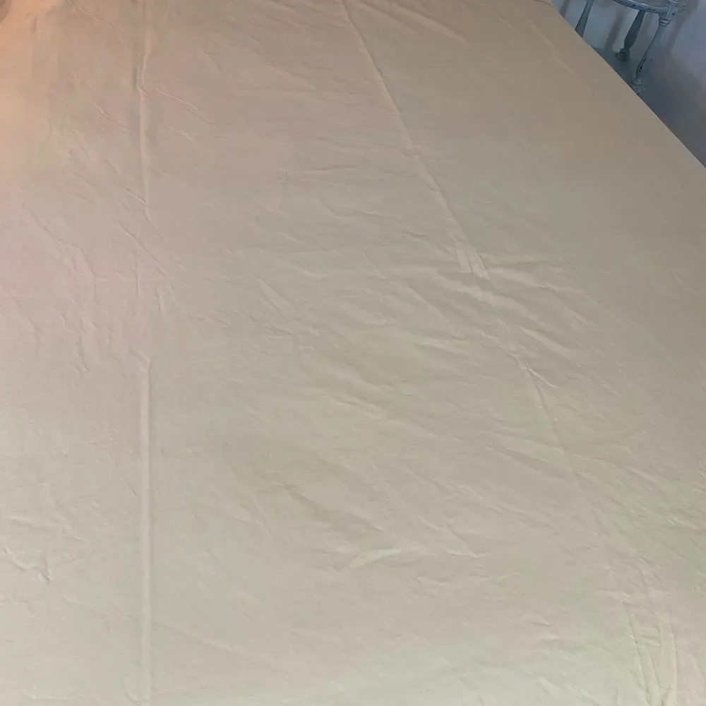 Ralph Lauren “Regent” gold Flat Sheet with Decorative Ladder Stitch